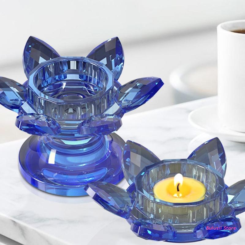 Lotus Tealight Candle Holder Pedestal Silicone Resin Mold Set