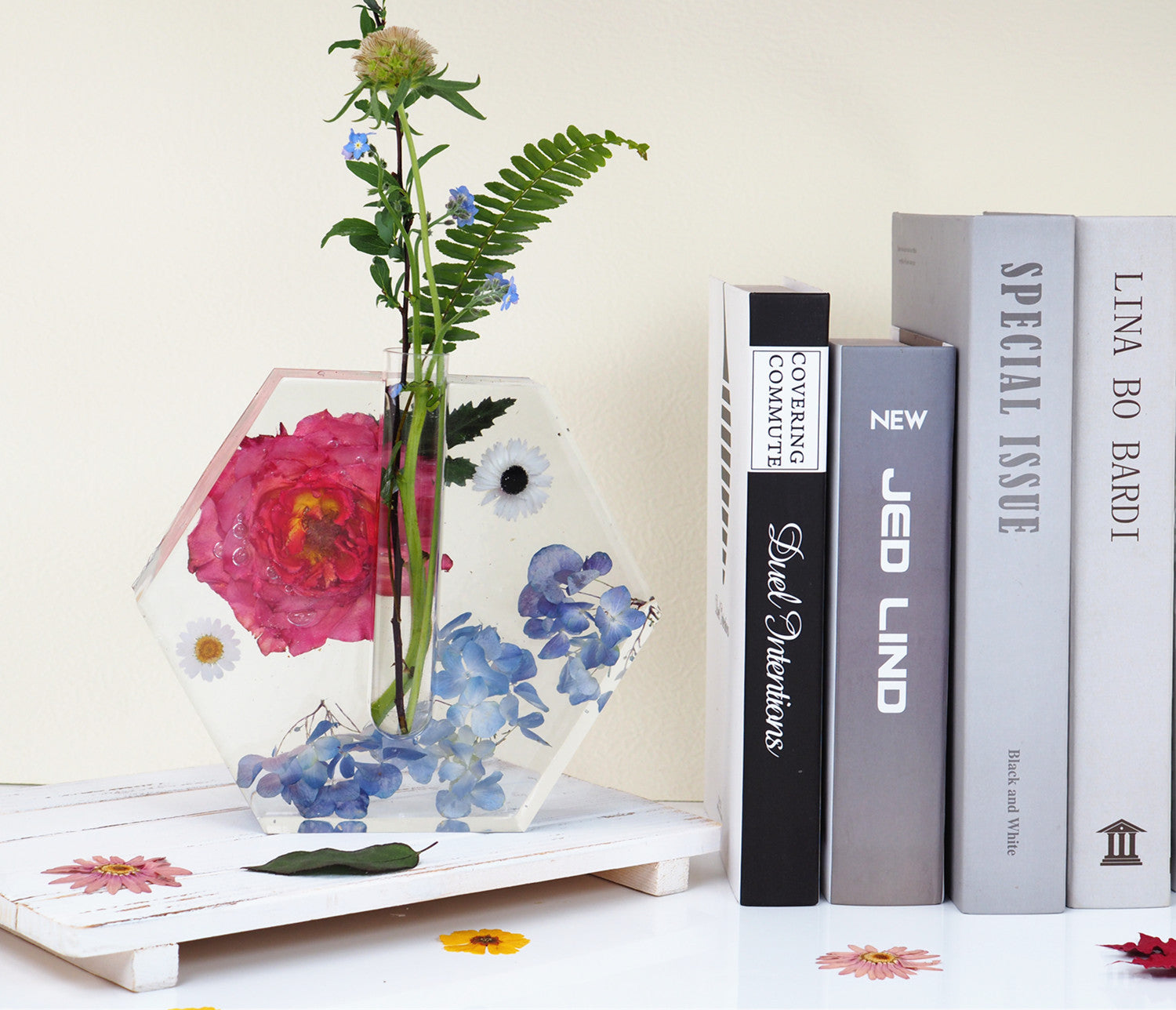 2 Moules En Silicone Vase à Fleurs En Forme De Cœur - Avec Tubes à Essai Pour Plantes Hydroponiques - Pour Résine, Bougies, DIY
