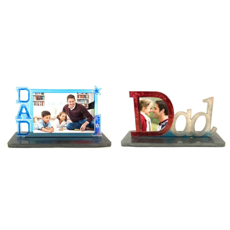 dad Father's Day silicone resin mold frame 