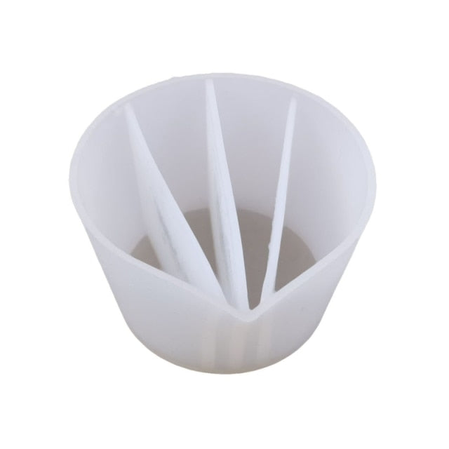 4 chamber chamber silicone cups for liquid paint pouring
