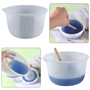 silicone measuring bowl for epoxy resin