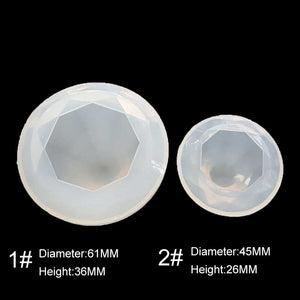 High Quality  Diamond Silicone Mould DIY Resin Craft Jewelry Making Mold Epoxy Resin Molds